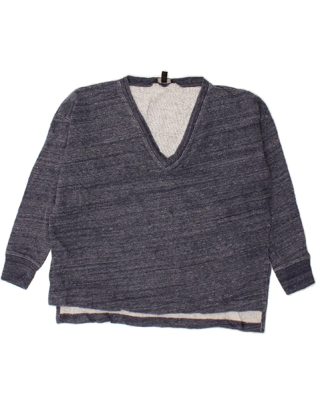 J. CREW Womens Oversized Sweatshirt Jumper UK 10 Small Navy Blue Cotton Hoodie with Lining Warm Insulated J. CREW Womens Oversized Sweatshirt Jumper UK 10 Small Navy Blue Cotton Hoodie with Lining Warm Insulated