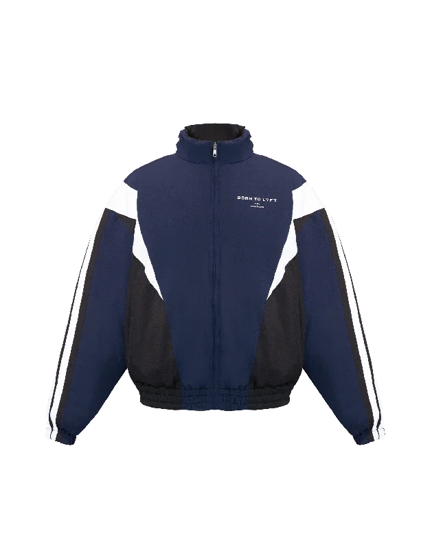 2Line Oversize Reversible Puffer Jacket - Navy Welt Pockets Slit Pockets Flap Pockets 2Line Oversize Reversible Puffer Jacket - Navy Welt Pockets Slit Pockets Flap Pockets