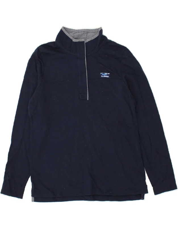 L.L.BEAN Womens Longline Sweatshirt Jumper UK 14 Medium Navy Blue Hoodie with Drawcord Adjustable Secure L.L.BEAN Womens Longline Sweatshirt Jumper UK 14 Medium Navy Blue Hoodie with Drawcord Adjustable Secure