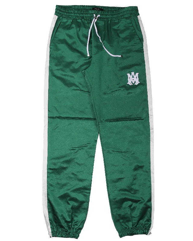 Shiny Side-Stripe Track Pant Classic Straight Pants