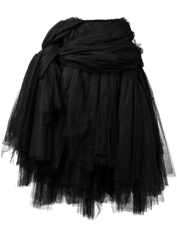 tulle midi skirt velvet skirt glossy