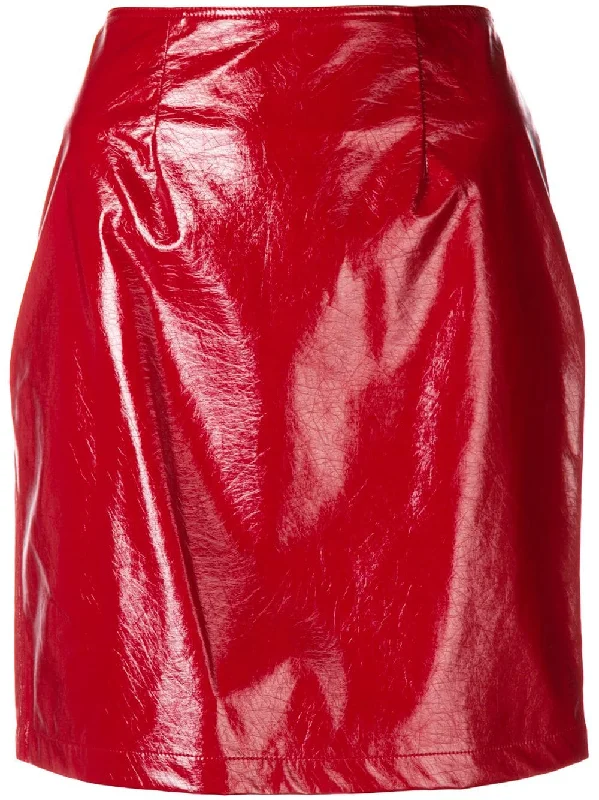 vinyl pencil mini skirt lace skirt feminine