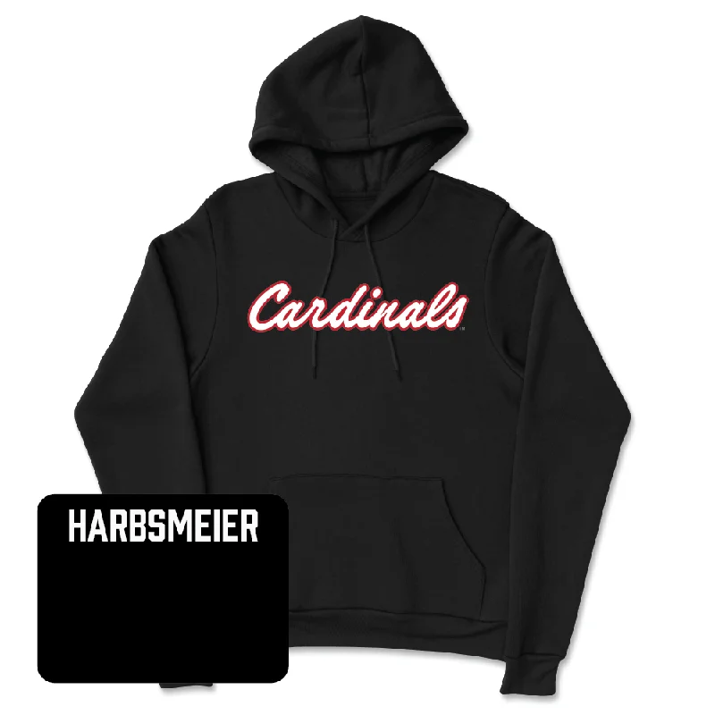 Ladybirds Black Script Crew - Katlyn Harbsmeier Script Hoodie - Katlyn Harbsmeier Hoodie with Hem Embroidery Detailed Premium Ladybirds Black Script Crew - Katlyn Harbsmeier Script Hoodie - Katlyn Harbsmeier Hoodie with Hem Embroidery Detailed Premium