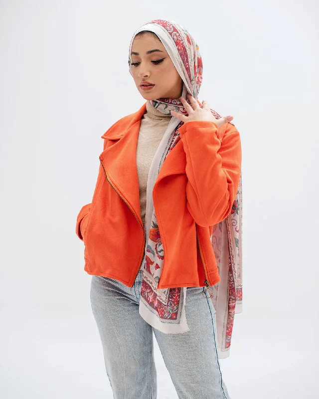 Suede Comfort Zipper Jacket - Allura Cotton Jacket Linen Jacket Terry Jacket
