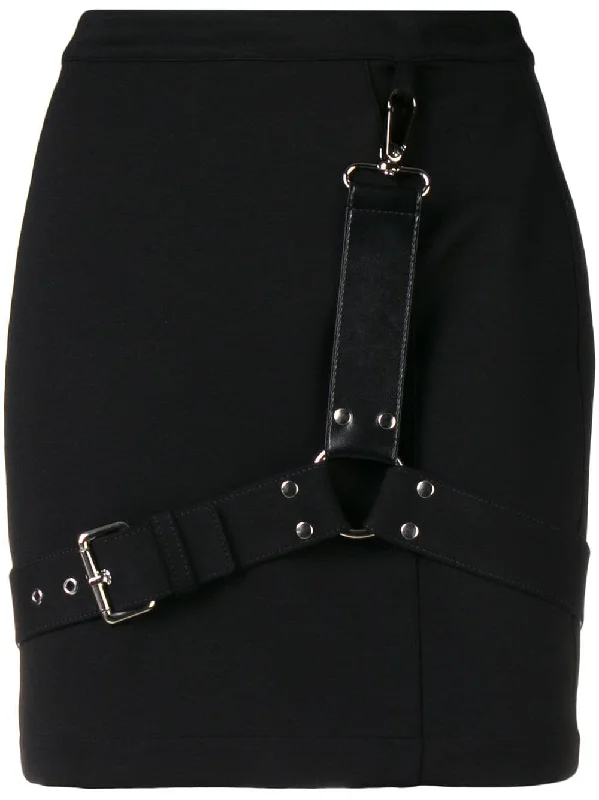 bondage mini skirt silk skirt luxurious