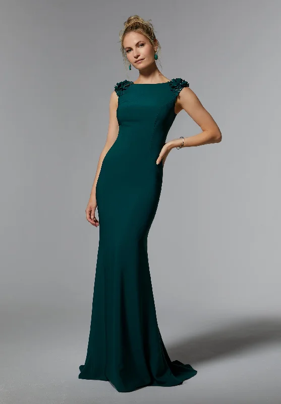 MGNY - 72920 - Cheron's Bridal, Mother/Party Dress Boat Neckline Classic