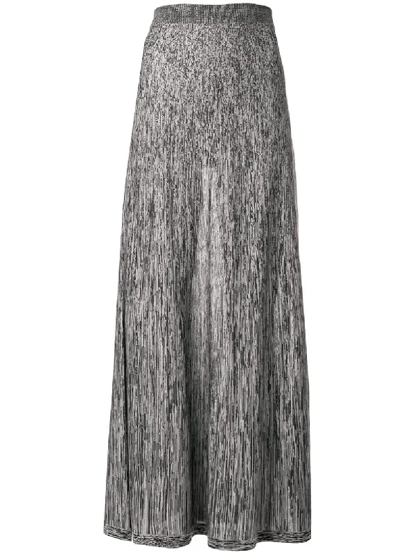 long two-tone skirt wool skirt thick
