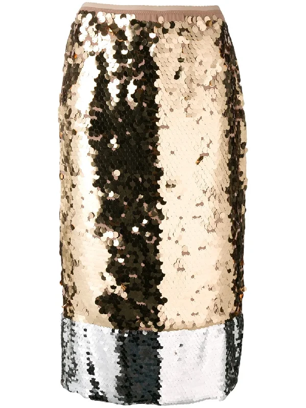 sequinned midi skirt chiffon skirt delicate