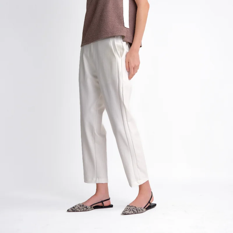Andrew Smart Ankle Pants Comfy Zip-Up Pants