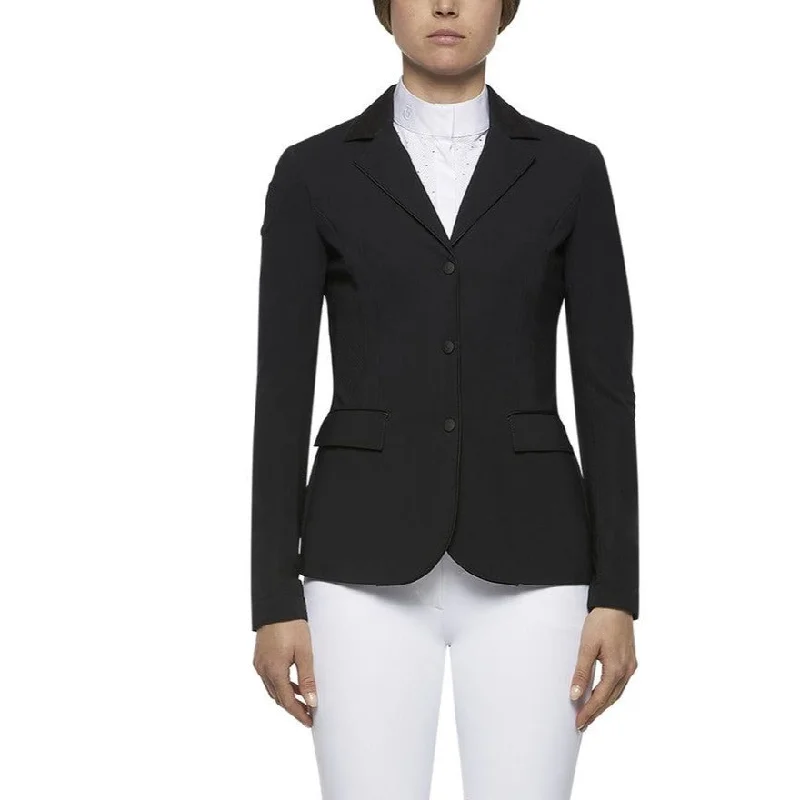Cavalleria Toscana GP Zip Riding Jacket A-Line Jacket Boat Neck Shawl Collar