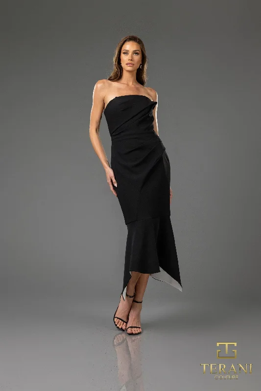 Terani Couture 251C4173 High Low Mermaid Fit Cocktail Dress