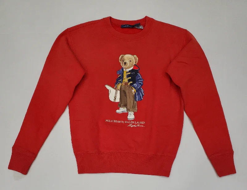 Nwt Polo Ralph Lauren Women's Teddy Bear Handbag Sweater Fleece Sweater Nylon Polyester Nwt Polo Ralph Lauren Women's Teddy Bear Handbag Sweater Fleece Sweater Nylon Polyester