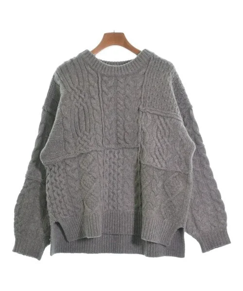 CLANE Sweaters Mesh Blend Leather Blend Suede Blend