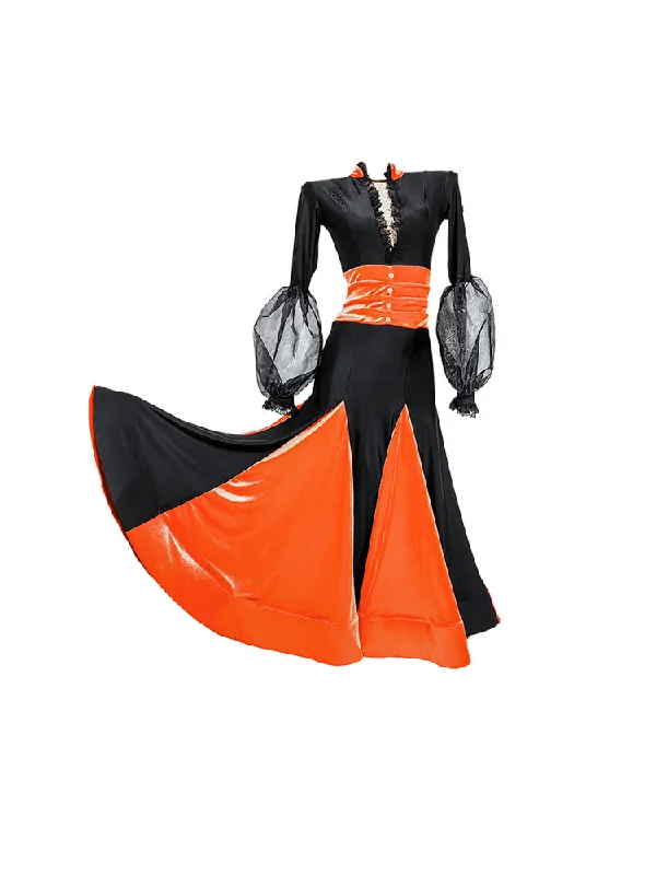 High Neck Ballroom Dance Dress
