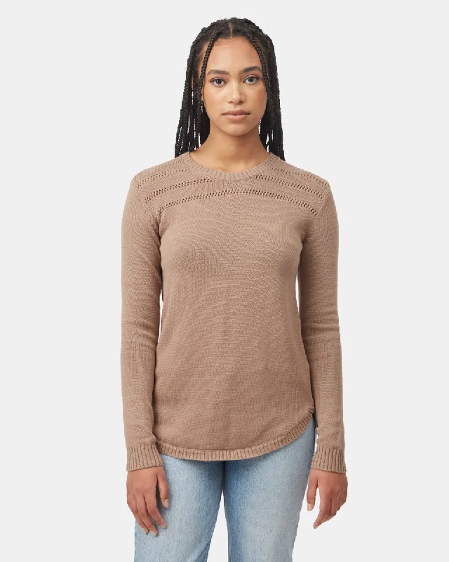 Forever After Sweater Ribbed Striped Patterned