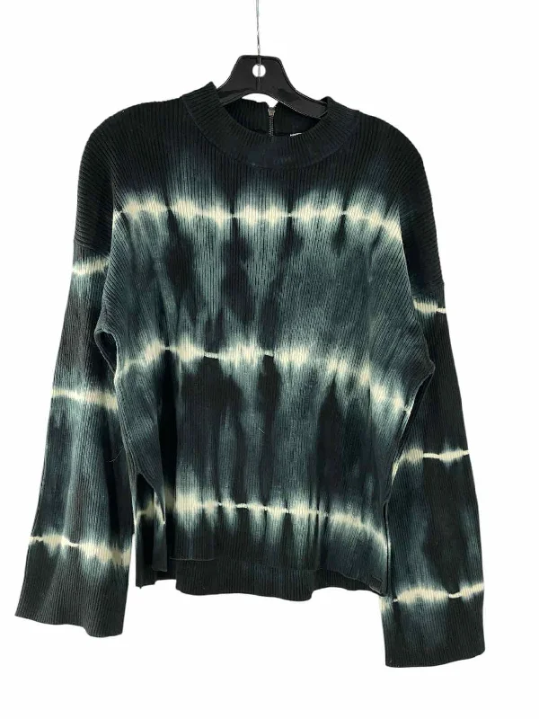 One Teaspoon Size S Black Grey 100% cotton Sweater Anti-Pilling Anti-Shrink Durable