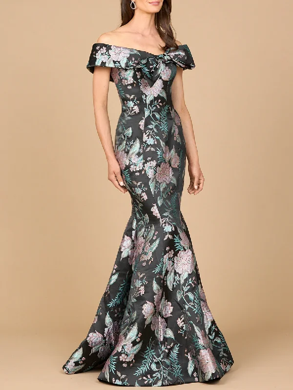 Lara Dresses 28919 Fitted Long Mermaid Evening Formal Dress