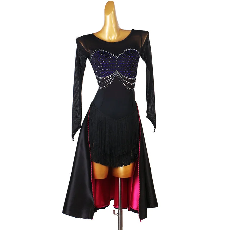 Diamond Encrusted Latin Dance Dress