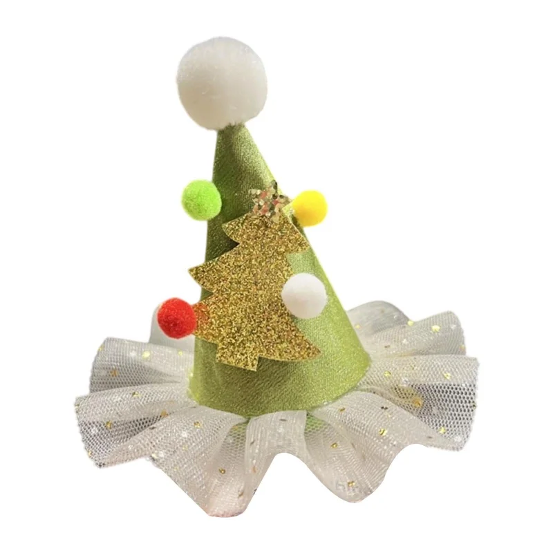 Christmas Hair Clip for Women Unique Hair Pin for Party Fancy Dress Festival Green