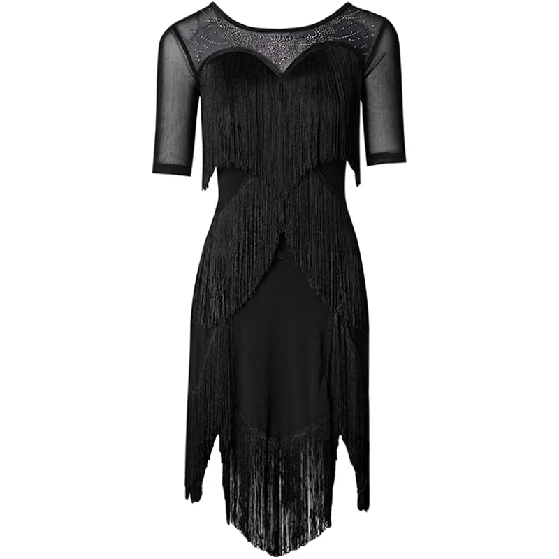 Professional Tassel Latin Dance Dress