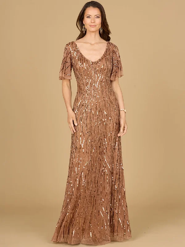 Lara Dresses 29074 Sequin Long Formal Evening Dress