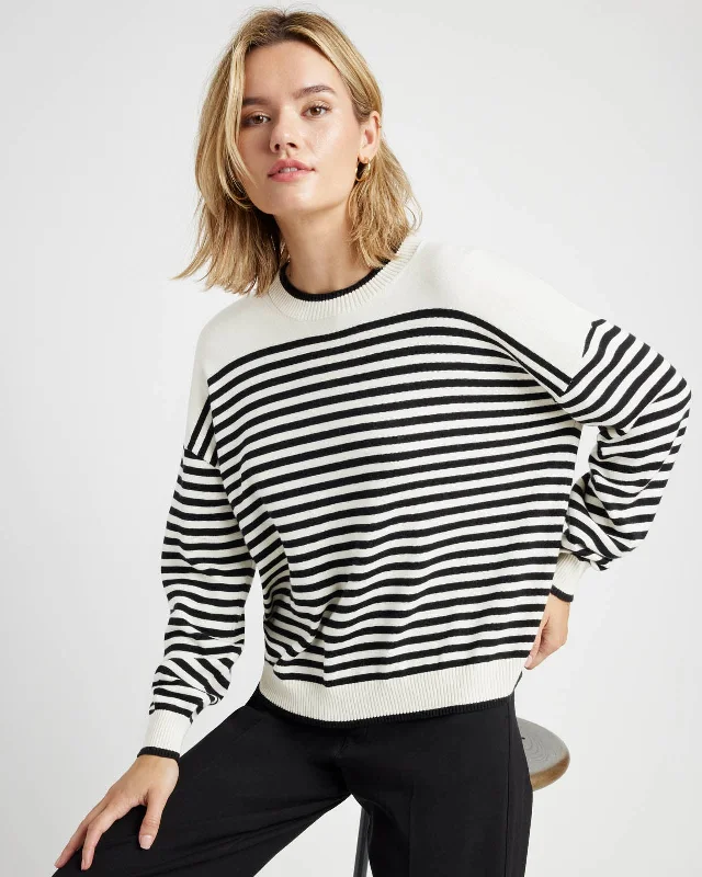 Santina Stripe Sweater Plaid Sweater Polka Dot Checkered