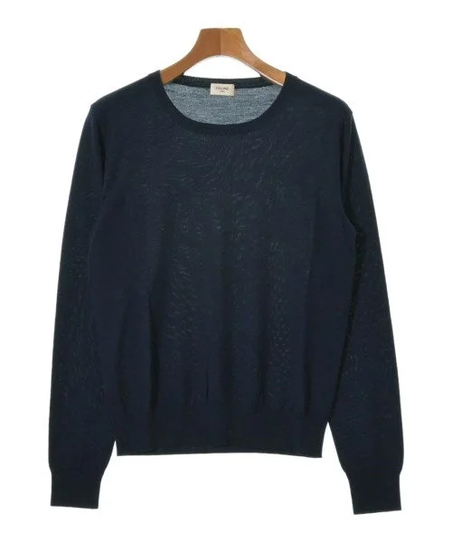 CELINE Sweaters Notch Collar Peter Pan Collar Cowl Neck