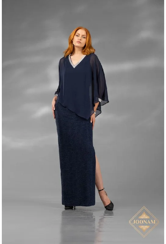 Terani Couture J4651 Long Formal Slit Evening Dress