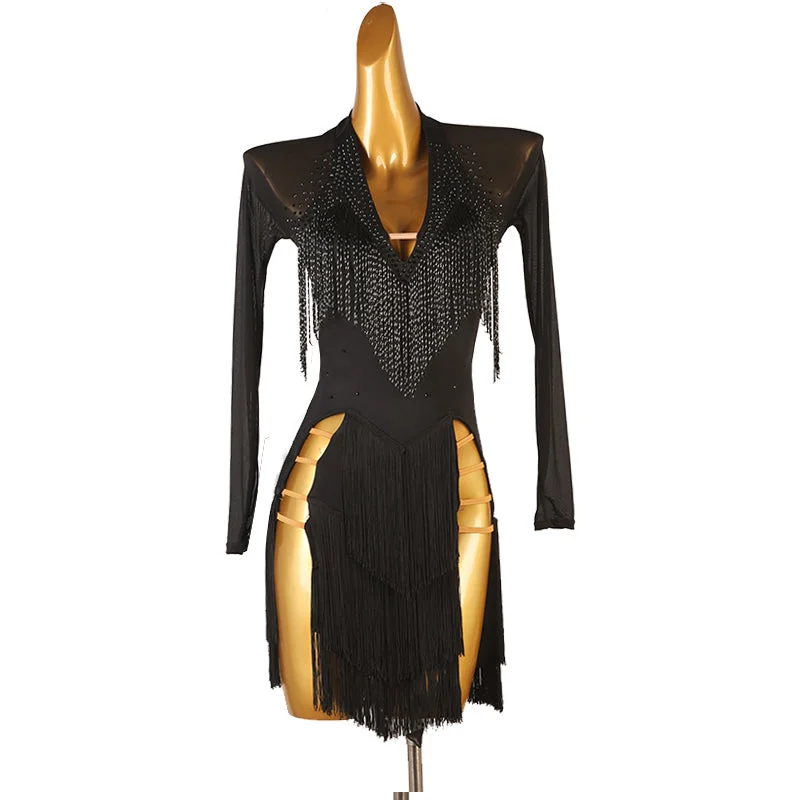 Professional Slit Latin Dance Dress