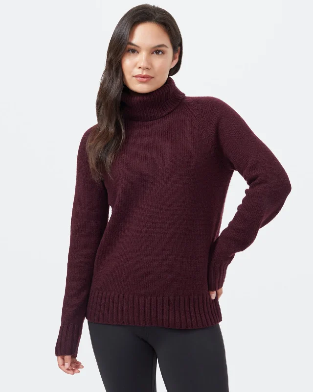 Highline Wool Turtleneck Sweater Boxy Sweater Fitted Sweater A-Line