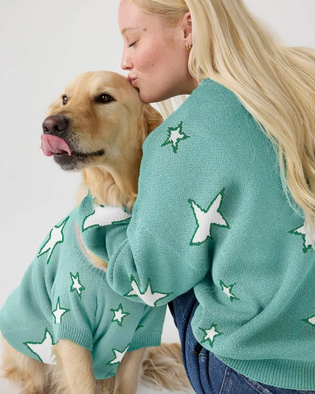 Splendid x Wild One Dog Star Sweater Machine Wash Dry Clean Hand Wash