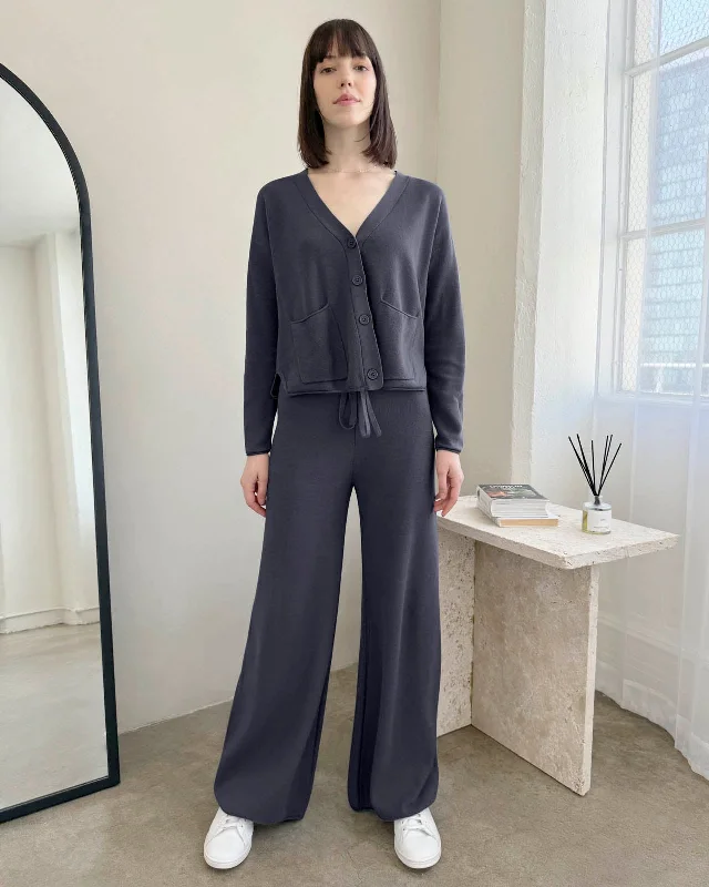 Michelle Sweater Pant Transparent Opaque Sheer