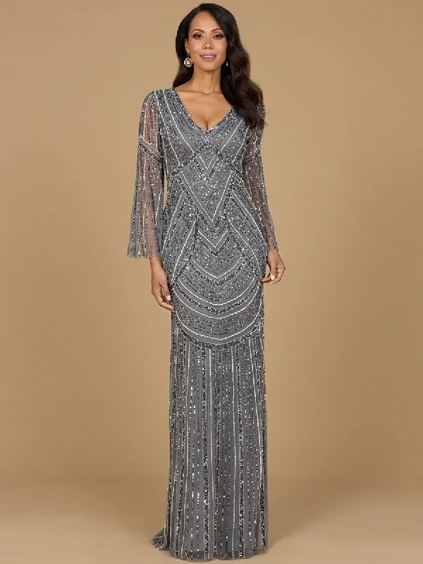 Lara Dresses 28954 Long Beaded Mother of the Bride Formal Dress