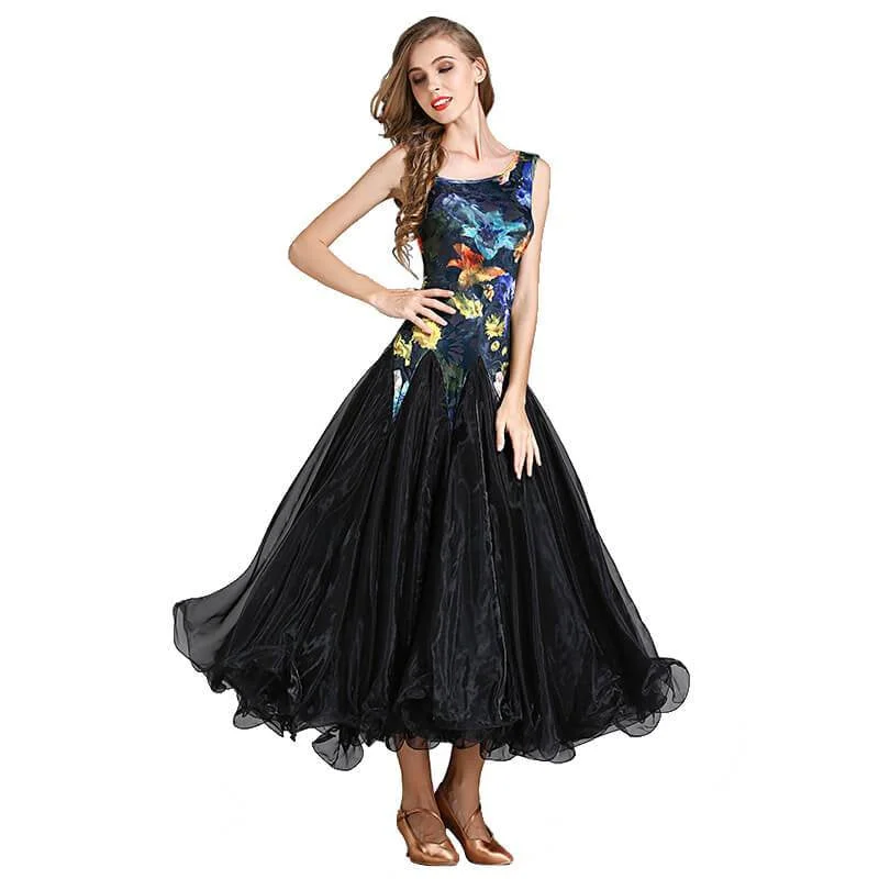 Princess Long Ballroom Dress with Lace