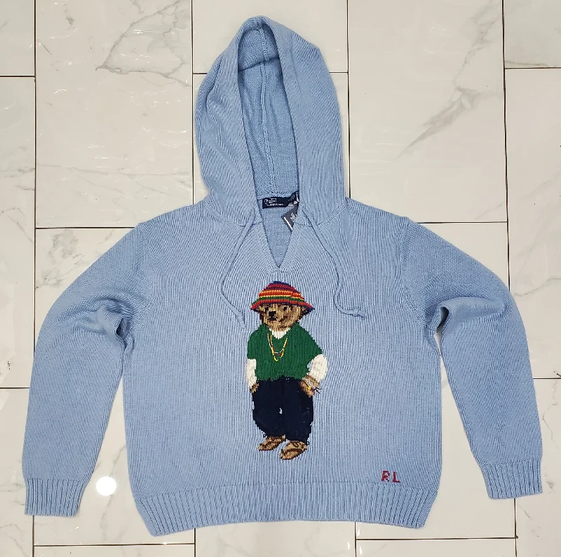Nwt Polo Ralph Lauren Women's Casual Teddy Bear Hoodie Sweater Chenille Brocade Lace Nwt Polo Ralph Lauren Women's Casual Teddy Bear Hoodie Sweater Chenille Brocade Lace