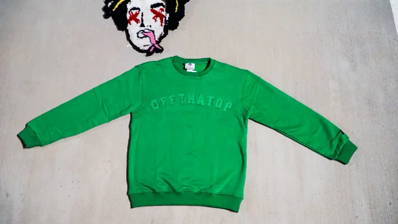 Distressed OTT Sweater Stretchy Elastic Breathable