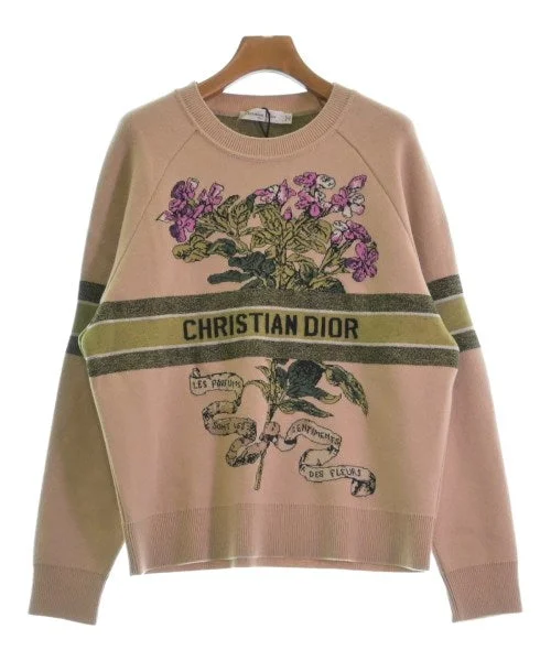 Christian Dior Sweaters Beaded Sweater Sequined Faux Fur