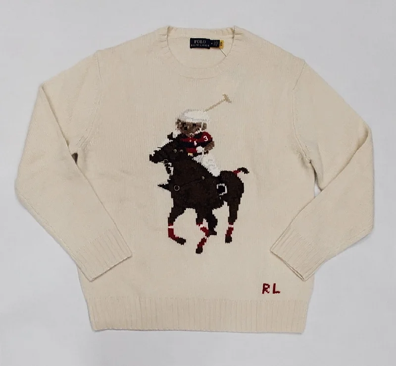 Nwt Polo Ralph Lauren Women's Bear on Pony Sweater Long Sweater Short Sweater Cropped Sweater Nwt Polo Ralph Lauren Women's Bear on Pony Sweater Long Sweater Short Sweater Cropped Sweater