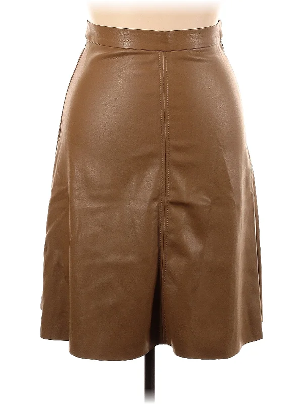 Faux Leather Skirt