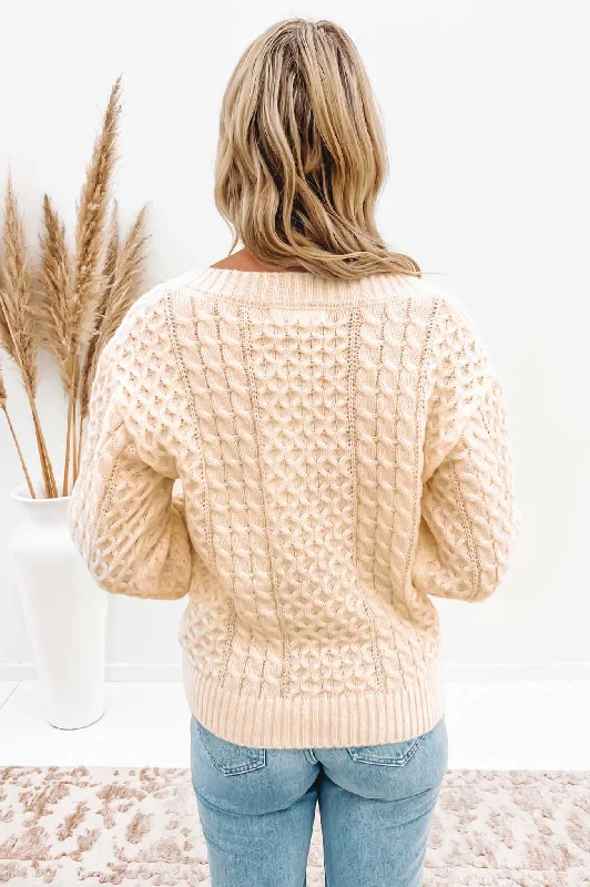 Bryony Knit Cream