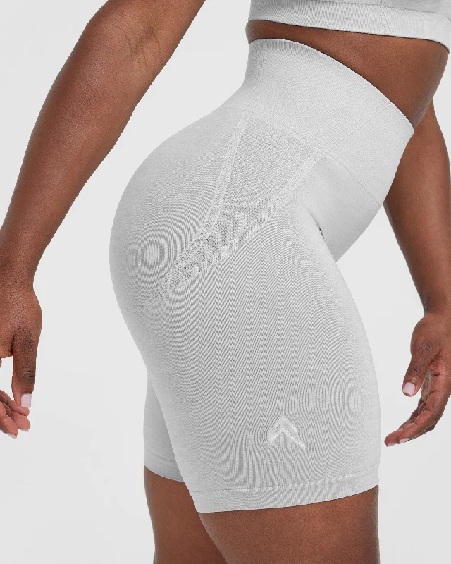 Effortless Seamless Cycling Shorts | Grey Marl