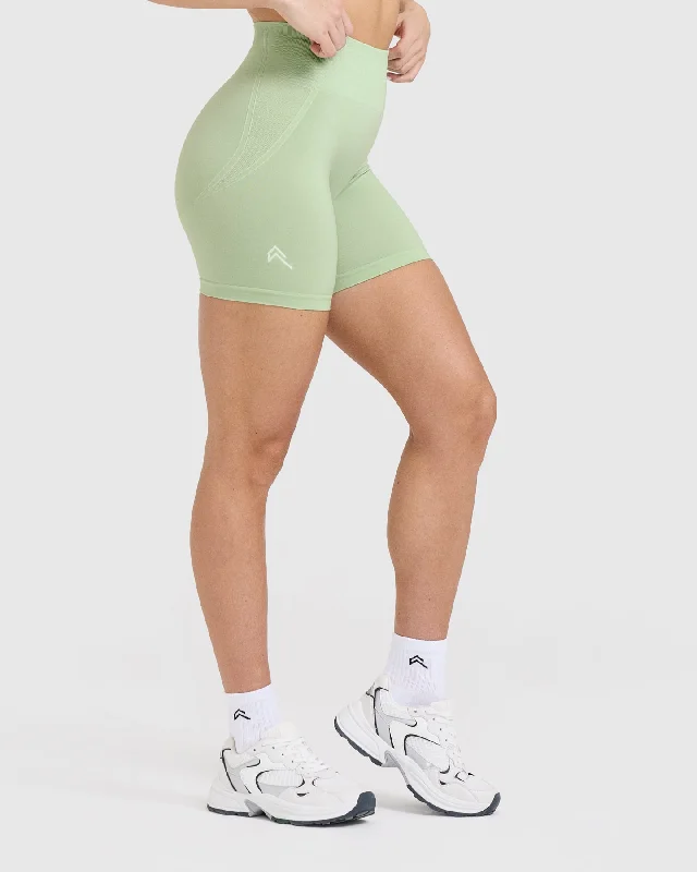 Effortless Seamless Shorts | Mint Green