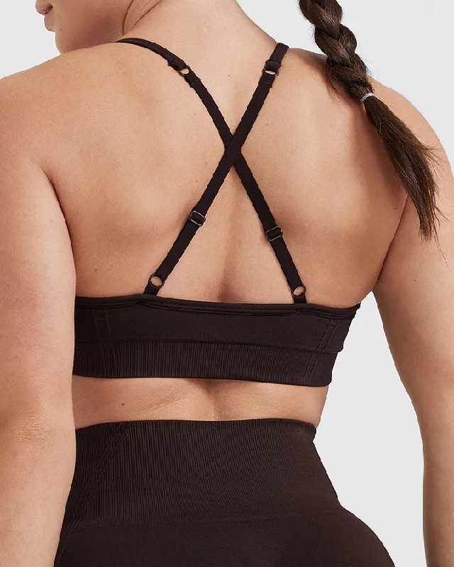 Effortless Strappy Bralette | 70% Cocoa