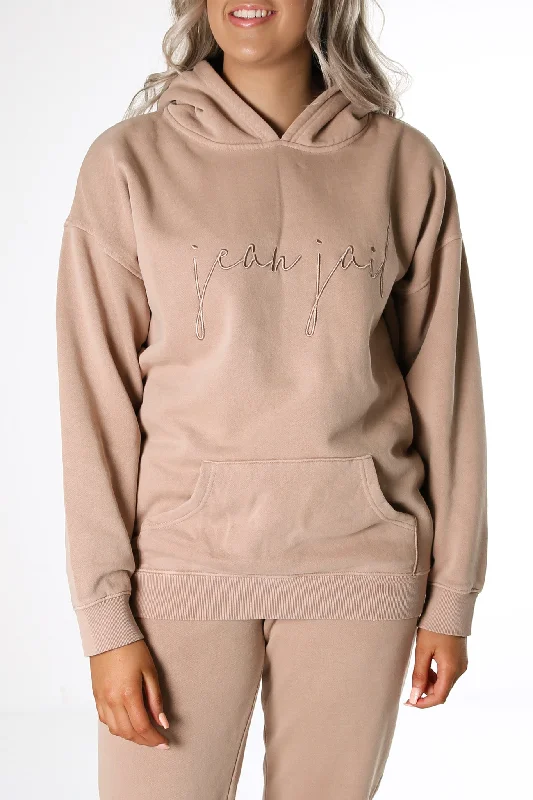 Luxe Lounge Hoody Brown