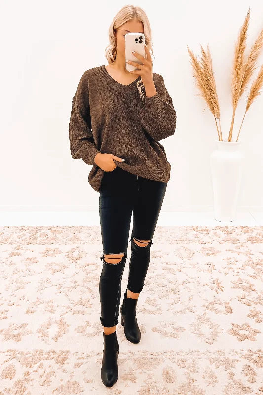 Mae Knit Brown