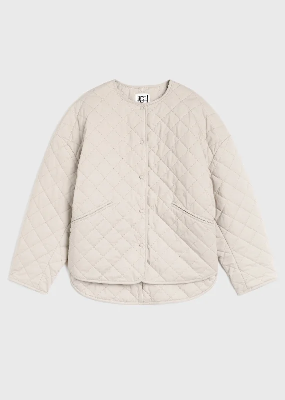 Quilted jacket pebble