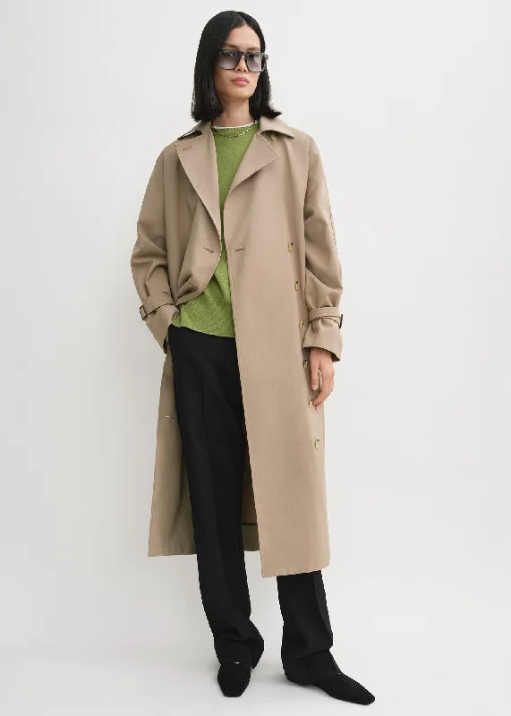 Signature trench khaki