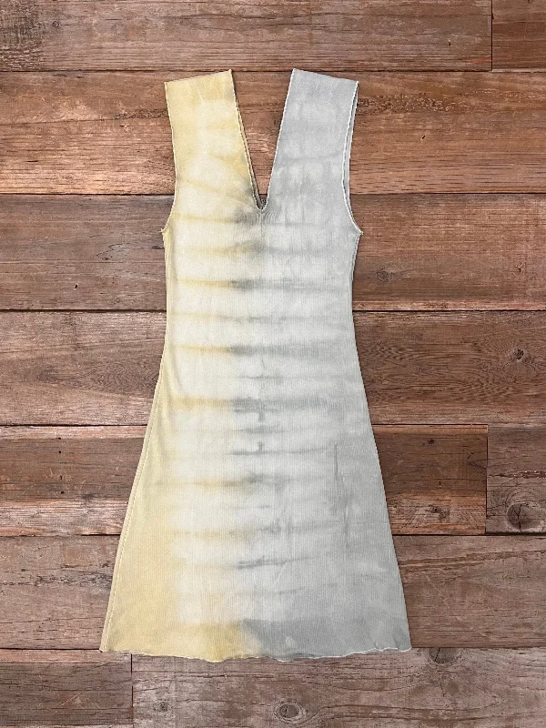 Botanically Dyed Slinky Dresses with Marigold and Shiso