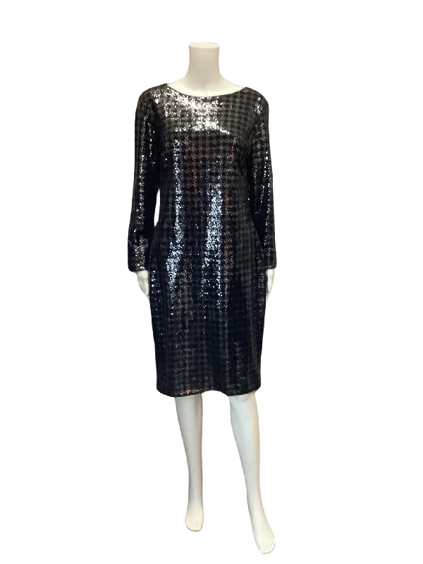 Ralph Lauren Women's Sequin Dress Black Size: 12