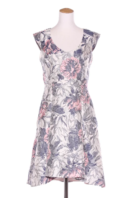 REVIEW - Jacquard floral fit & flare dress! 14